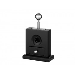 Asztali szivarvágó - fiókkal, matt fekete - Angelo