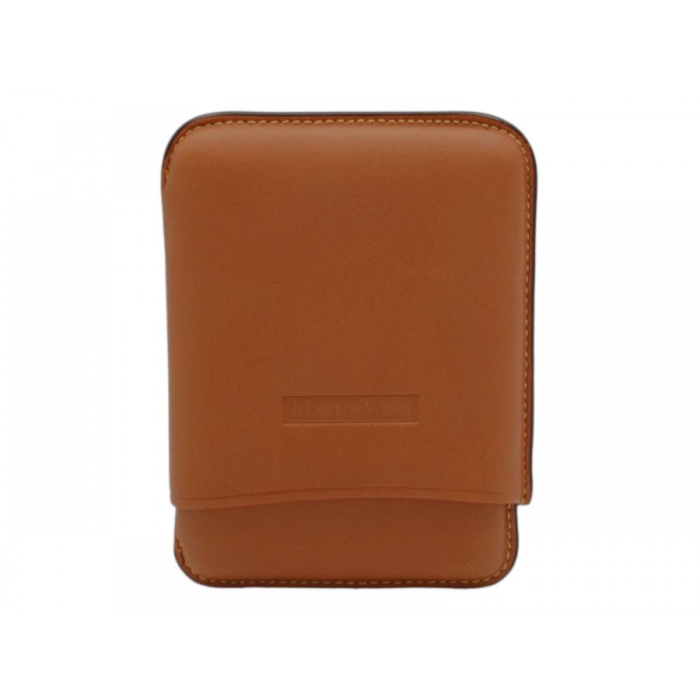 Cigarillo tok Martin Wess - 8 szálas, bőr, Natur