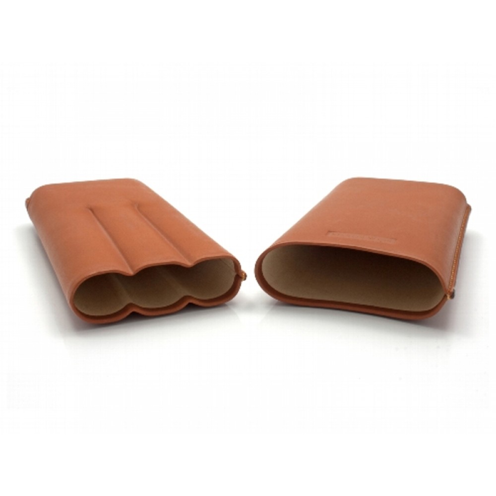 Martin Wess szivartok - 3 szál Corona szivarnak, natur bőr