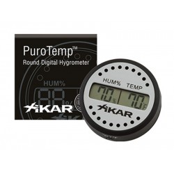 Digitális thermo-hygrométer - kerek, Xikar