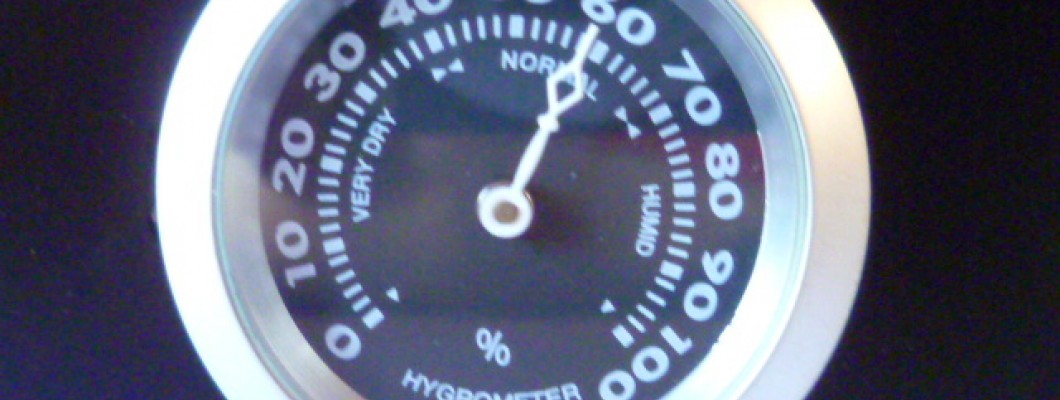 Humidor páratartalom 60%-on van és nem mozdul - mi a teendő