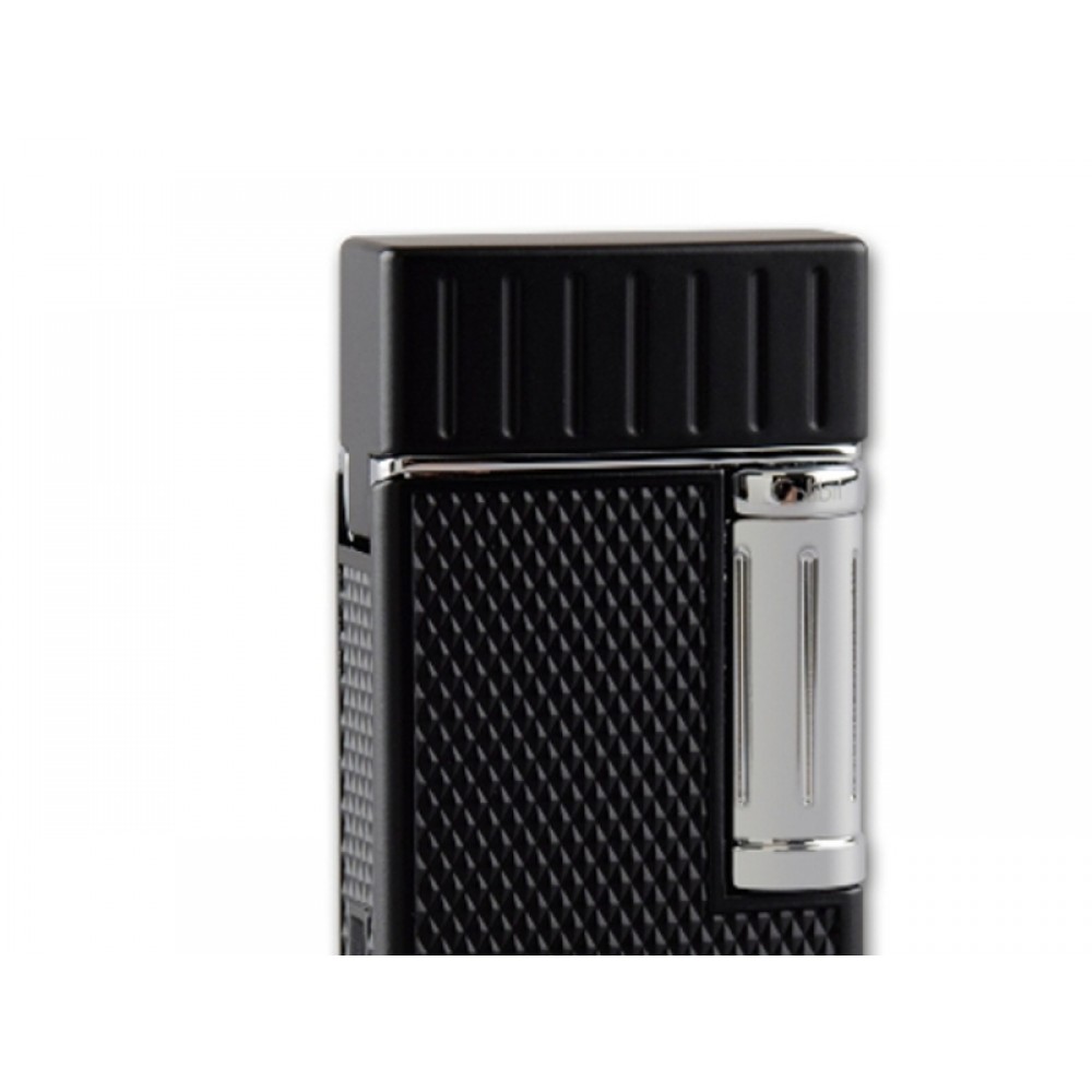 Colibri szivaröngyújtó - króm/fekete