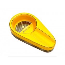 Szivar hamutartó 1 szivarnak - sárga kerámia