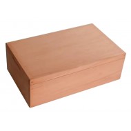 Natur spanyol cédrusfa humidor 80-90 szivar részére, világosbarna  szivar tároló doboz - Achenty!