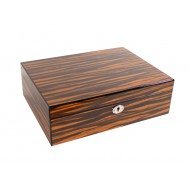 Makassar Humidor 40 szál szivar részére, szivartartó doboz, párásítóval - Achenty!